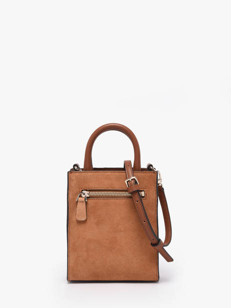 Cross Body Tas Erenia Leder Guess Bruin erenia SB783875 ander zicht 3